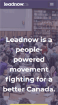 Mobile Screenshot of leadnow.ca