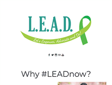 Tablet Screenshot of leadnow.org